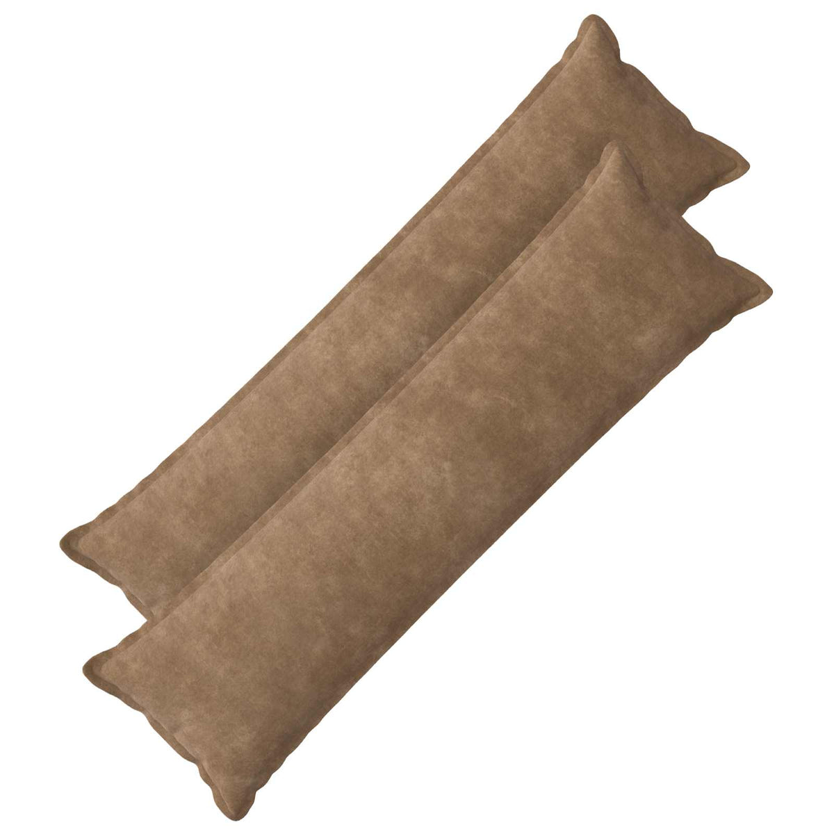 Μαξιλάρι με μαξιλάρι HOUTEN 2 τμχ. Taupe Μικροΐνες φλις - Pakobazaar