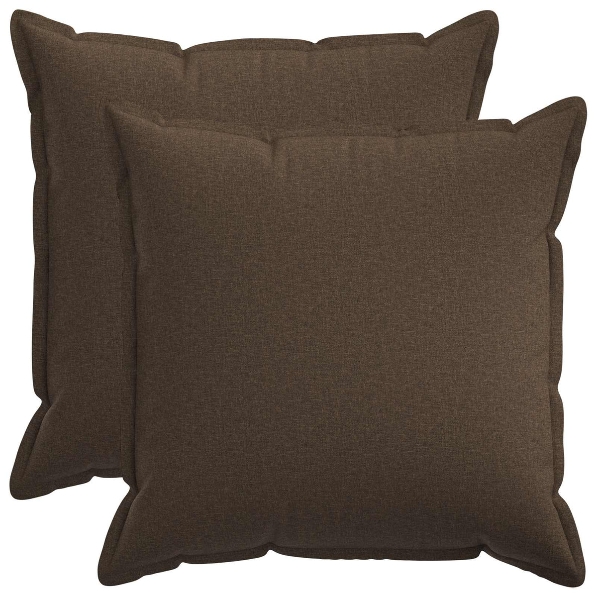 Μαξιλάρι με μαξιλάρι HOUTEN 2 τεμ. Taupe Ψεύτικο Λινό - Pakobazaar
