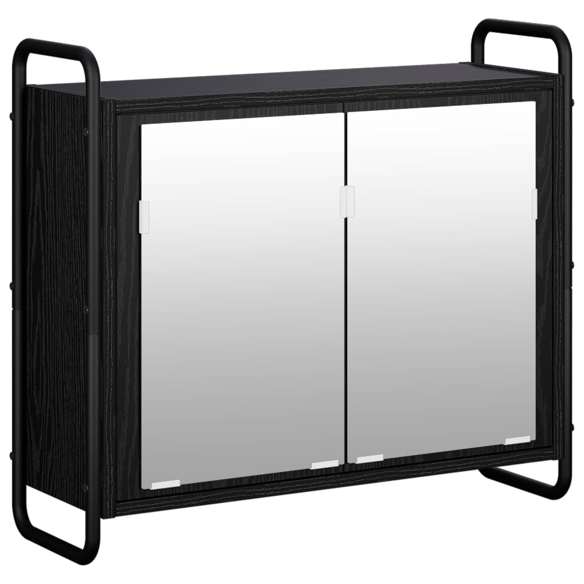 Σετ Ντουλαπιών Μπάνιου 3 τμχ. Μαύρη Δρυς 40 x 36 x 99,5 εκ.