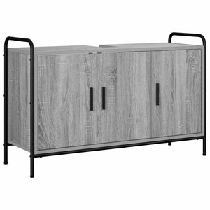 Σετ Ντουλαπιών Μπάνιου 4 τμχ. Γκρι Sonoma 40 x 36 x 181 εκ