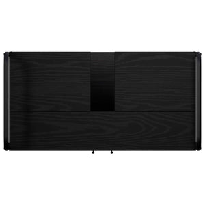 Σετ Ντουλαπιών Μπάνιου 4 τμχ. Μαύρη Δρυς 40 x 36 x 200,5 εκ