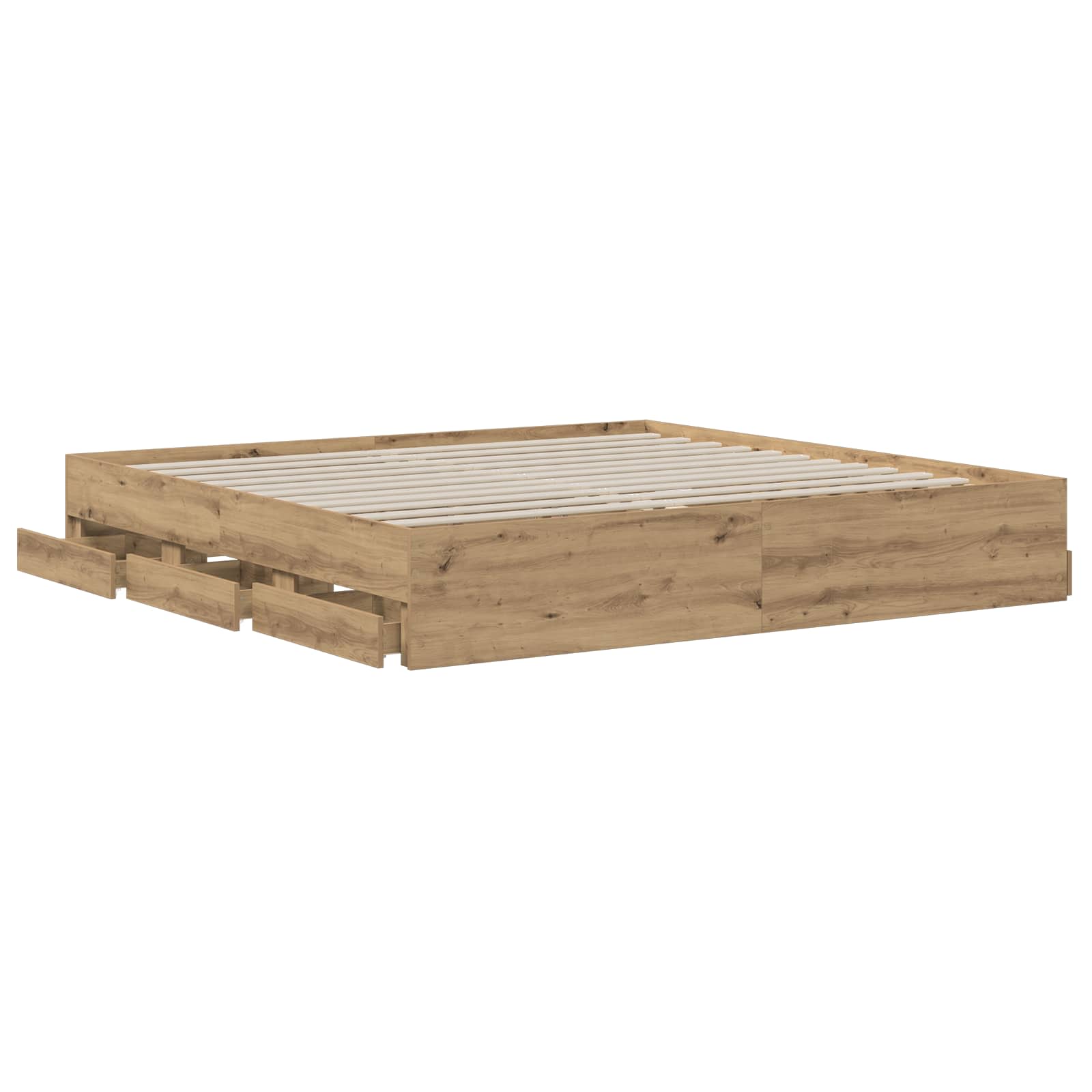 Σκελετός κρεβατιού με αποθήκευση Artisan Δρυς 180 x 200 cm