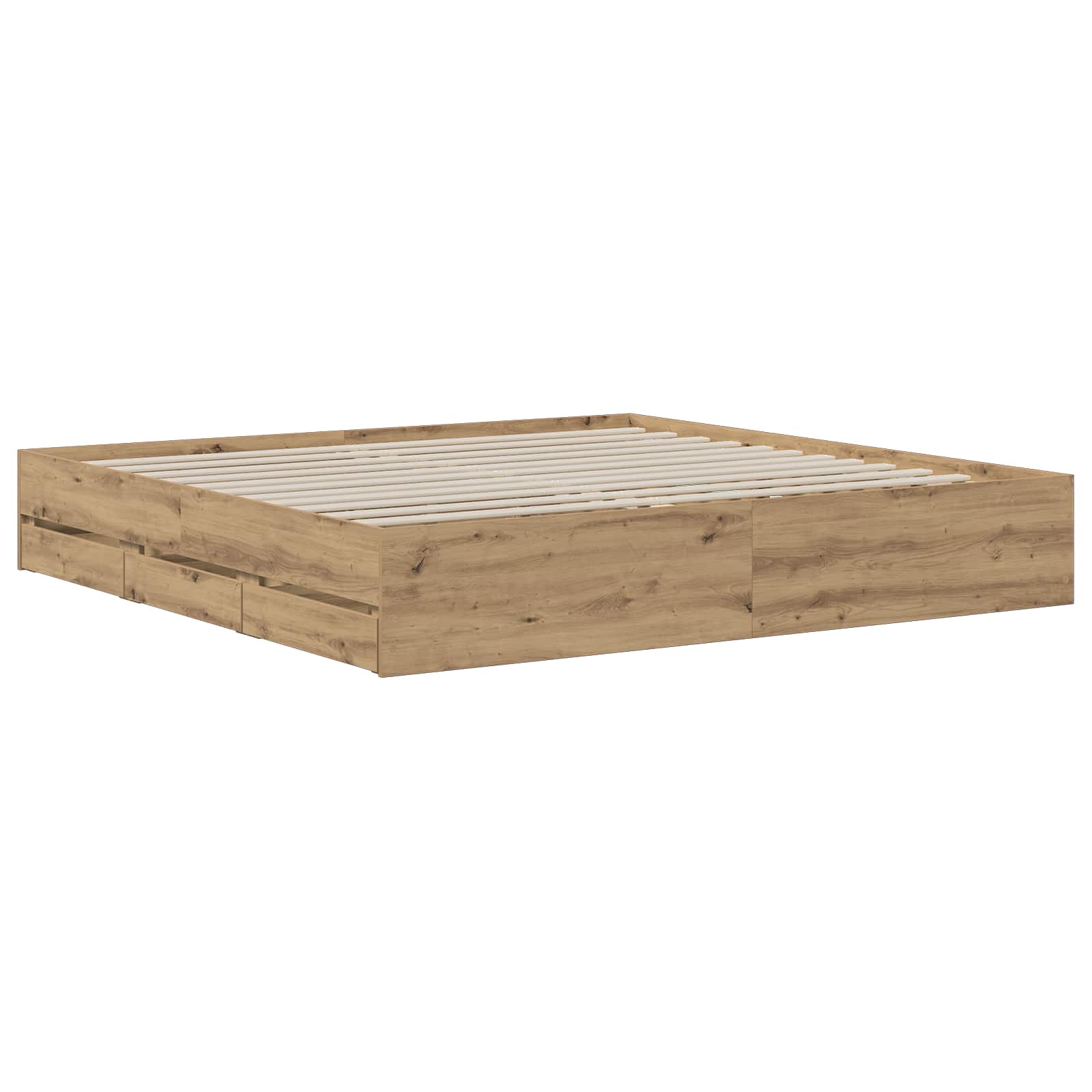 Σκελετός κρεβατιού με αποθήκευση Artisan Δρυς 180 x 200 cm