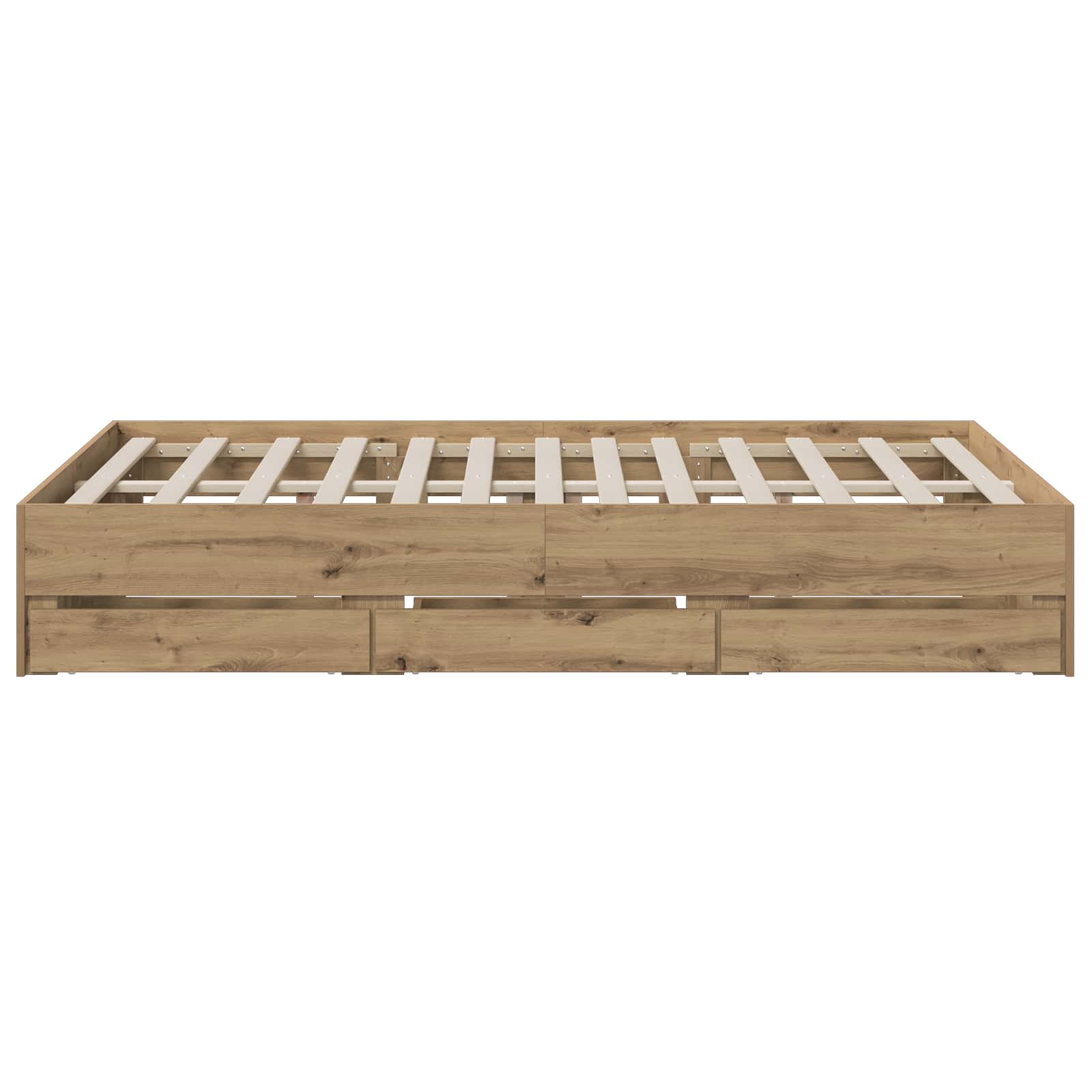 Σκελετός κρεβατιού με αποθήκευση Artisan Δρυς 135 x 190 cm - Pakobazaar