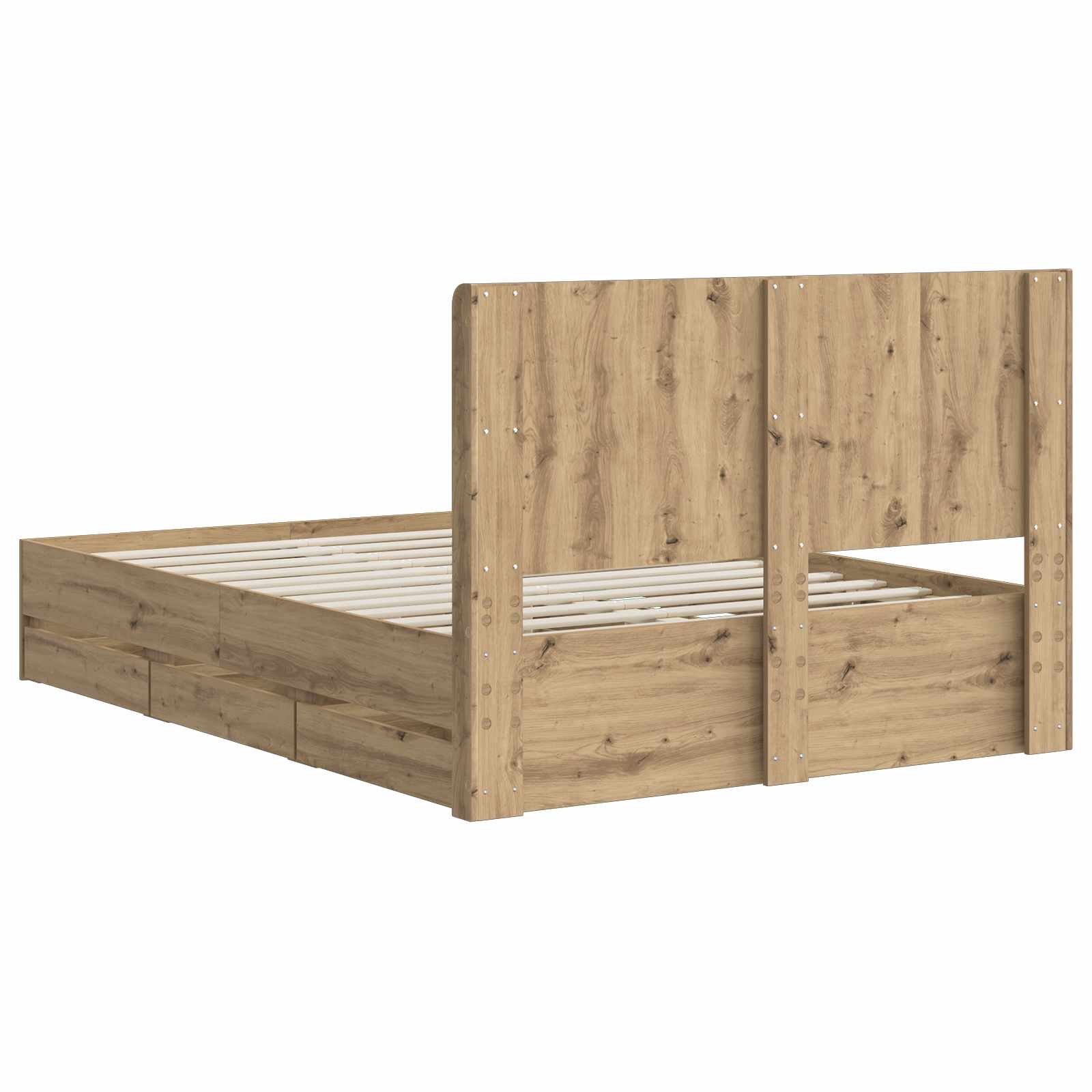 Καλάθι με αποθήκη και κεφαλάρι Artisan Oak 120 x 200 cm - Pakobazaar