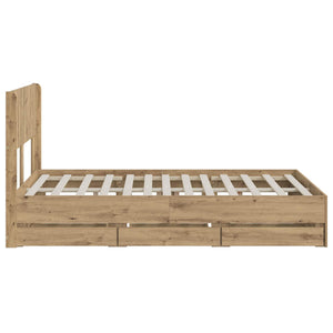 Καλάθι με αποθήκη και κεφαλάρι Artisan Oak 120 x 200 cm