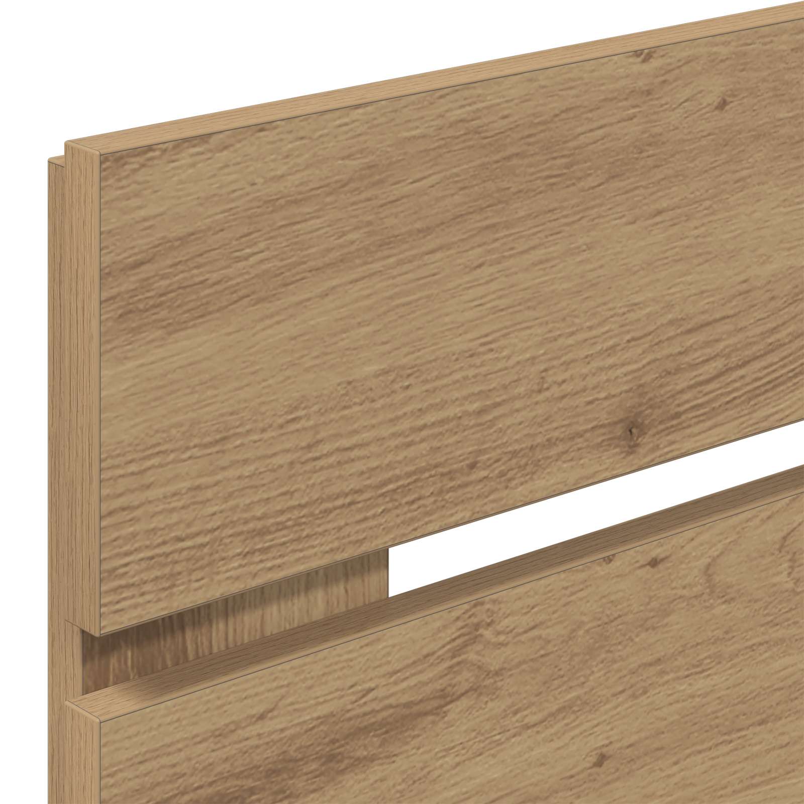 Bed Frame with Storage and Headboard Artisan Oak 120 x 200 cm - Pakobazaar