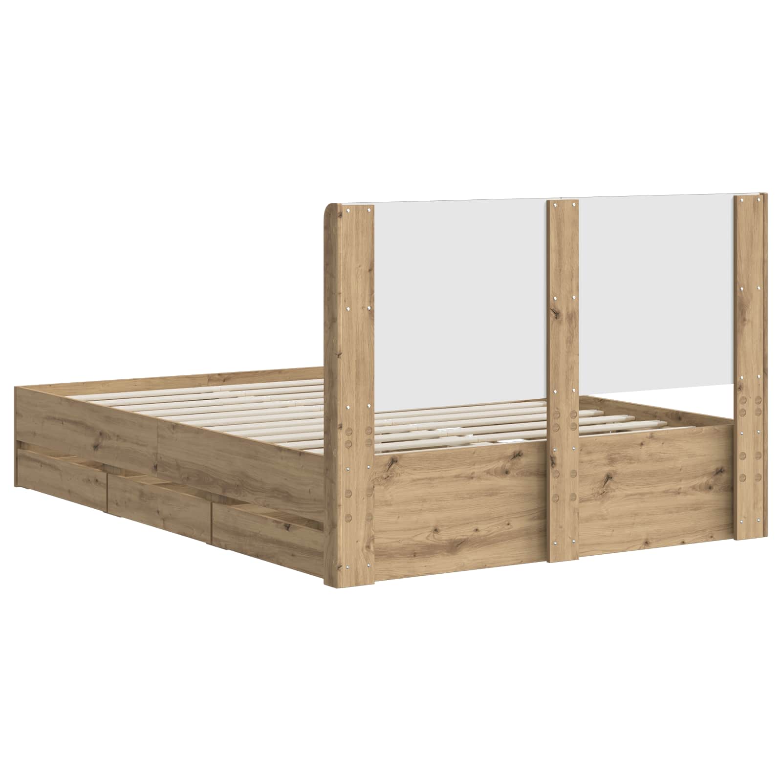 Καλάθι με αποθήκη και κεφαλάρι Artisan Oak 140 x 190 cm