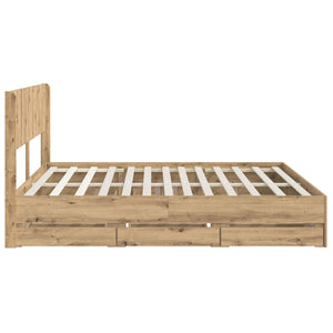 Καλάθι με αποθήκη και κεφαλάρι Artisan Oak 180 x 200 cm