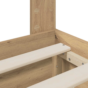 Bed Frame with Storage and Headboard Artisan Oak 180 x 200 cm - Pakobazaar