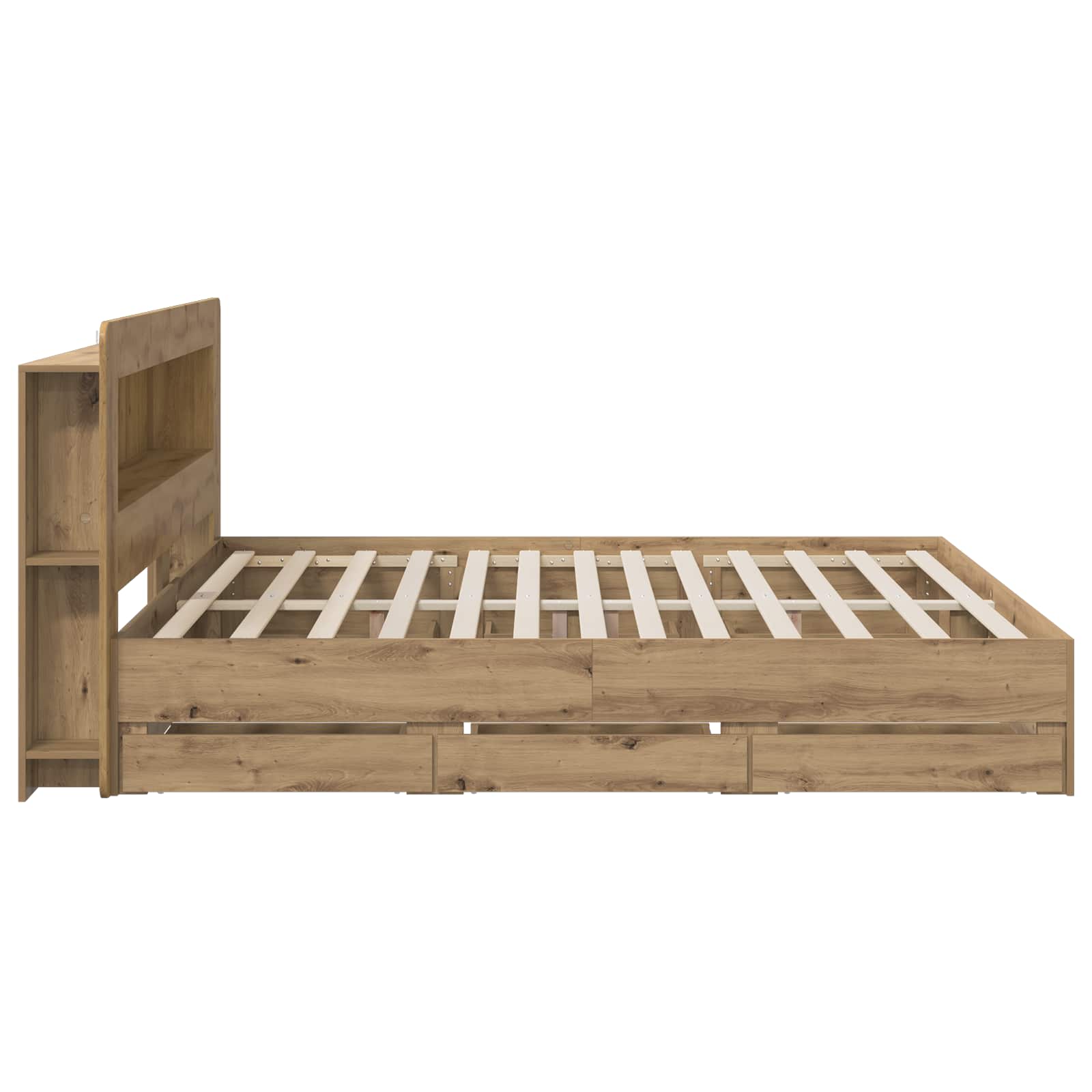Καλάθι με αποθήκη και κεφαλάρι Artisan Δρυς 180 x 200 cm