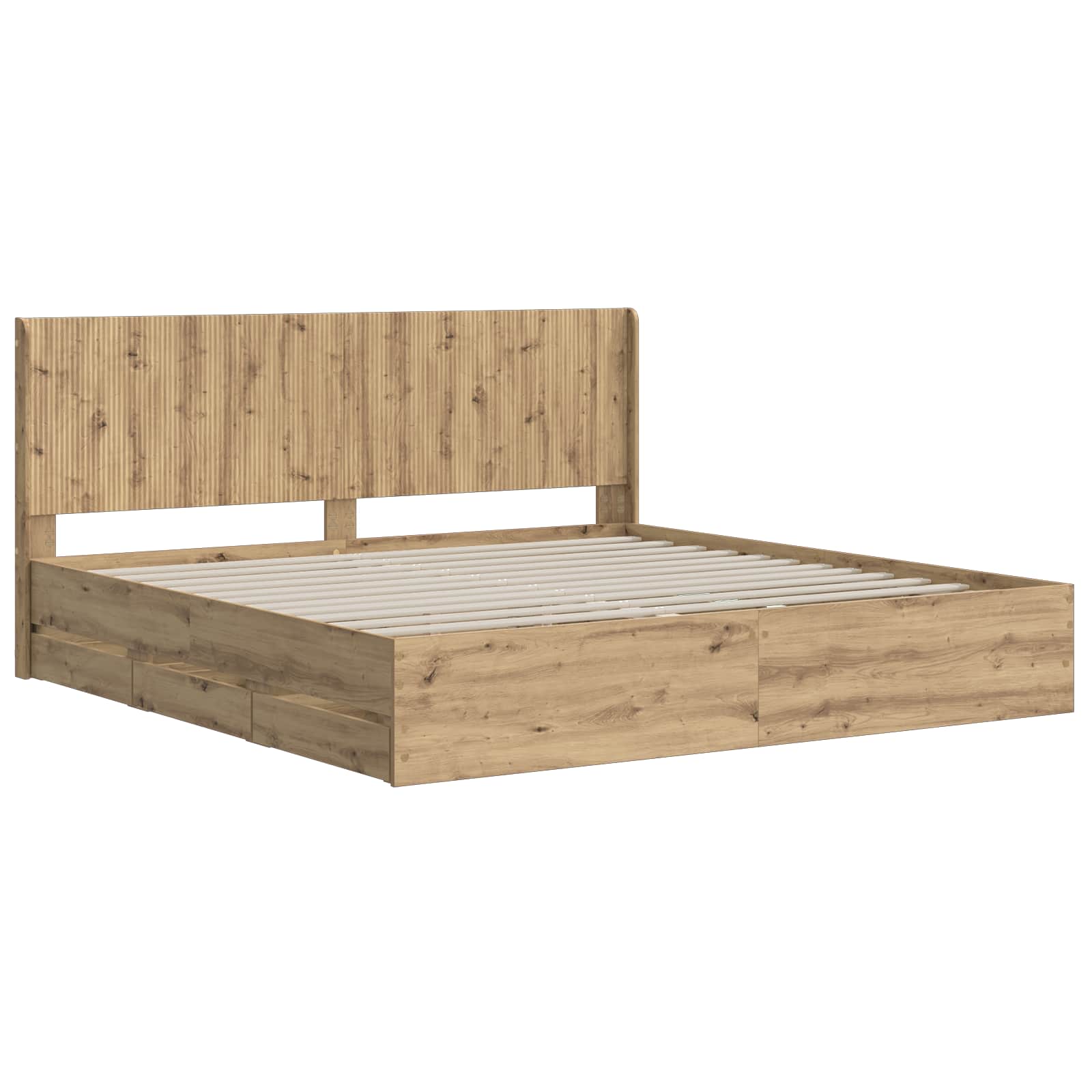 Καλάθι με αποθήκη και κεφαλάρι Artisan Oak 180 x 200 cm - Pakobazaar