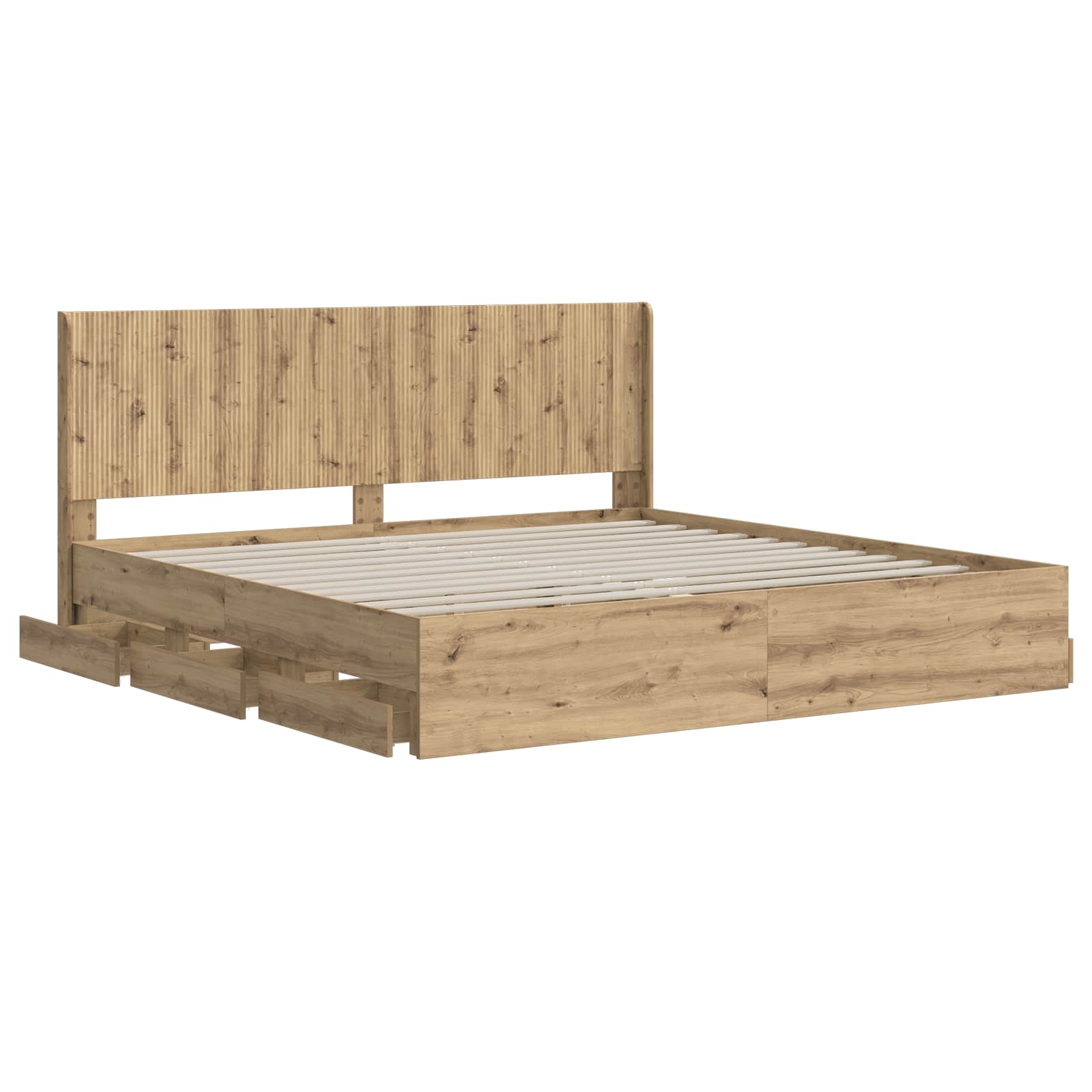 Καλάθι με αποθήκη και κεφαλάρι Artisan Oak 180 x 200 cm - Pakobazaar
