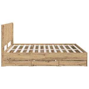 Καλάθι με αποθήκη και κεφαλάρι Artisan Oak 180 x 200 cm - Pakobazaar