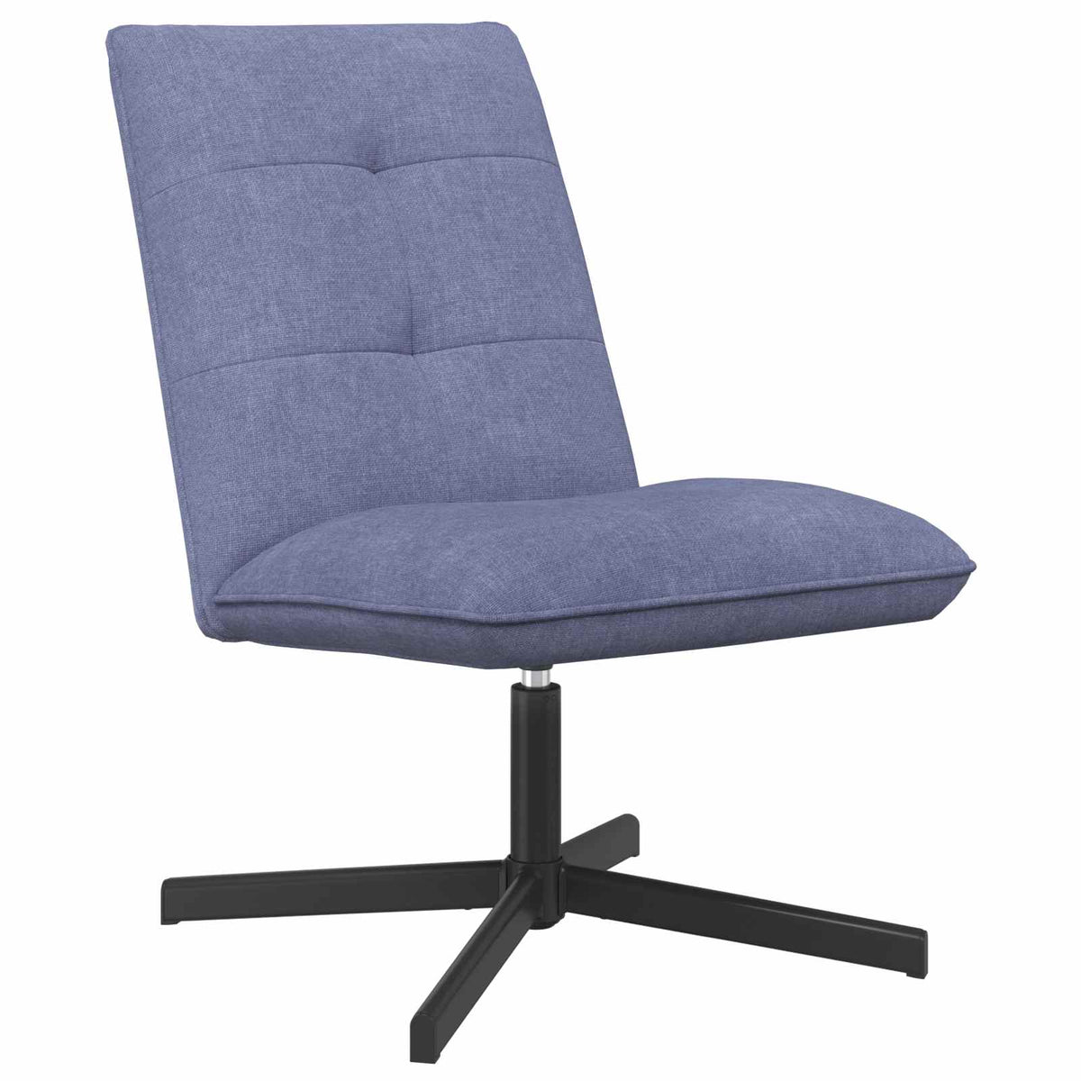 Περιστρεφόμενη καρέκλα Μπλε τζην Ύφασμα - Pakobazaar
