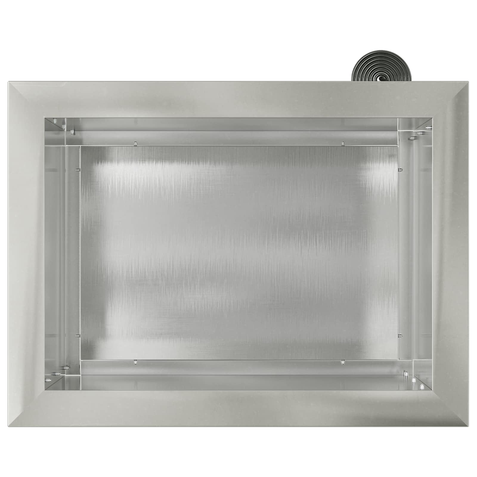 Ζαρντινιέρα κήπου με LED Ασημί 30 × 40 × 30 εκ - Pakobazaar