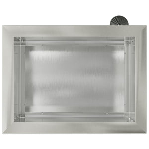 Ζαρντινιέρα κήπου με LED Ασημί 30 × 40 × 30 εκ - Pakobazaar