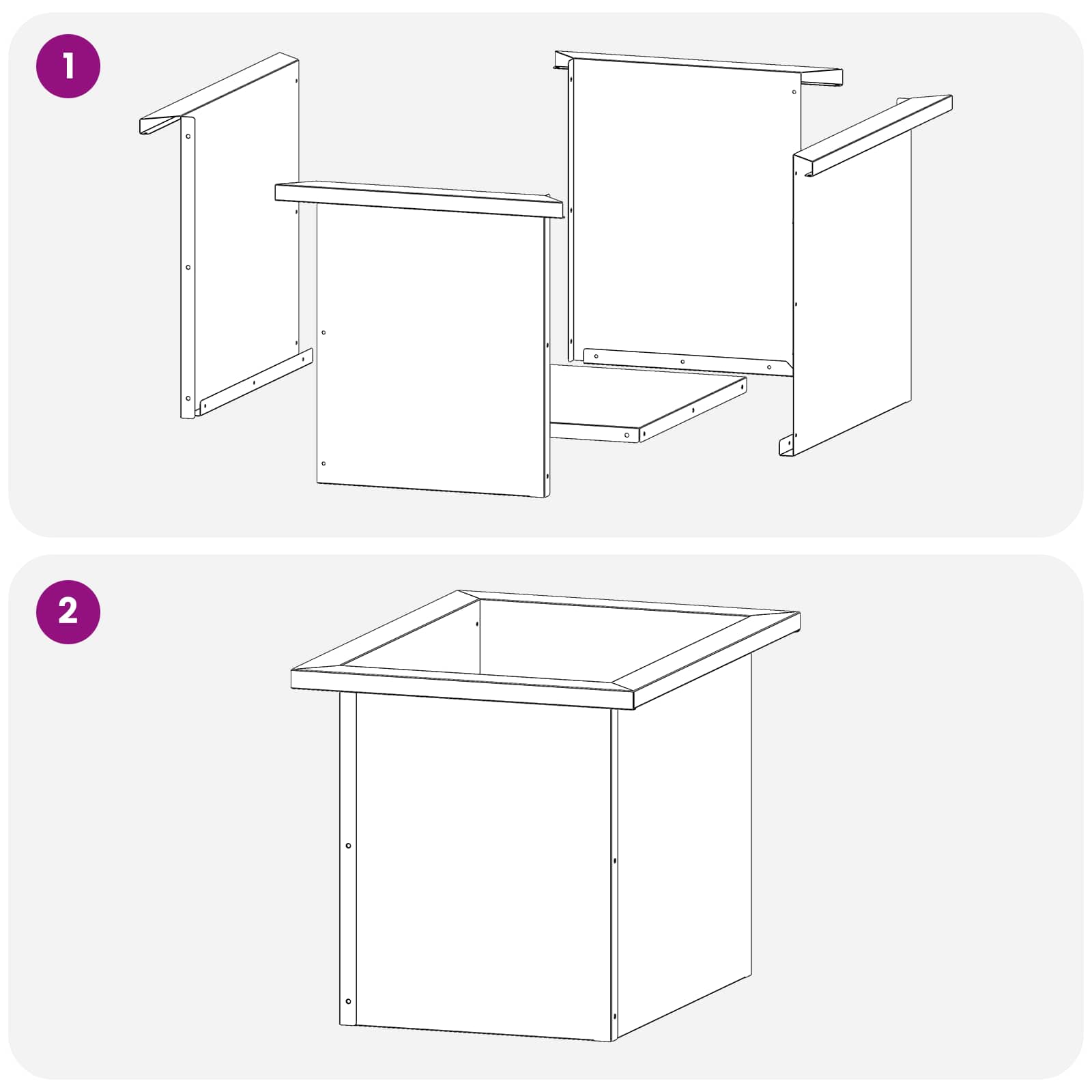 Ζαρντινιέρα κήπου με LED Σκ rusty 30 x 40 x 30 εκ. - Pakobazaar