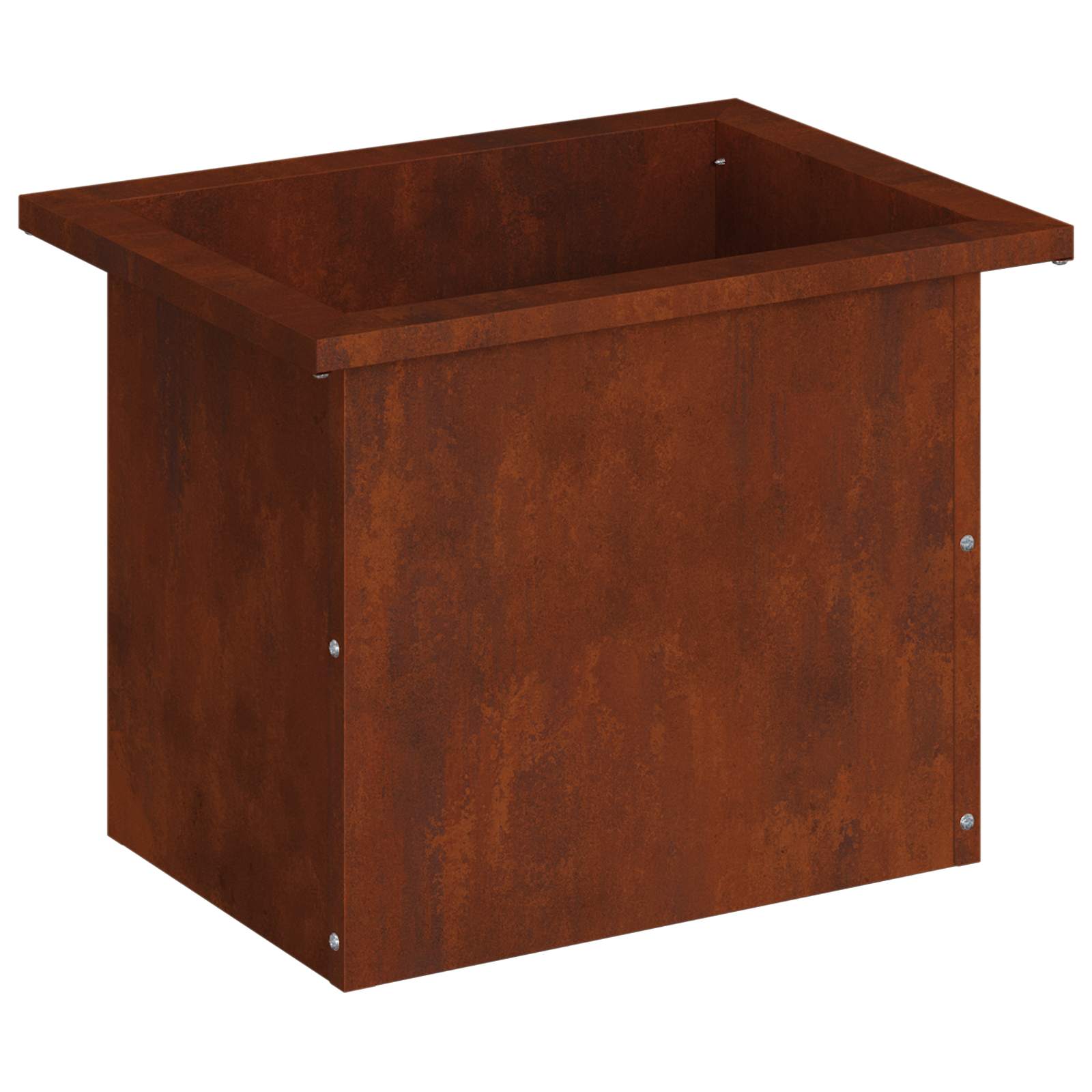 Ζαρντινιέρα κήπου με LED Σκ rusty 30 x 40 x 30 εκ. - Pakobazaar