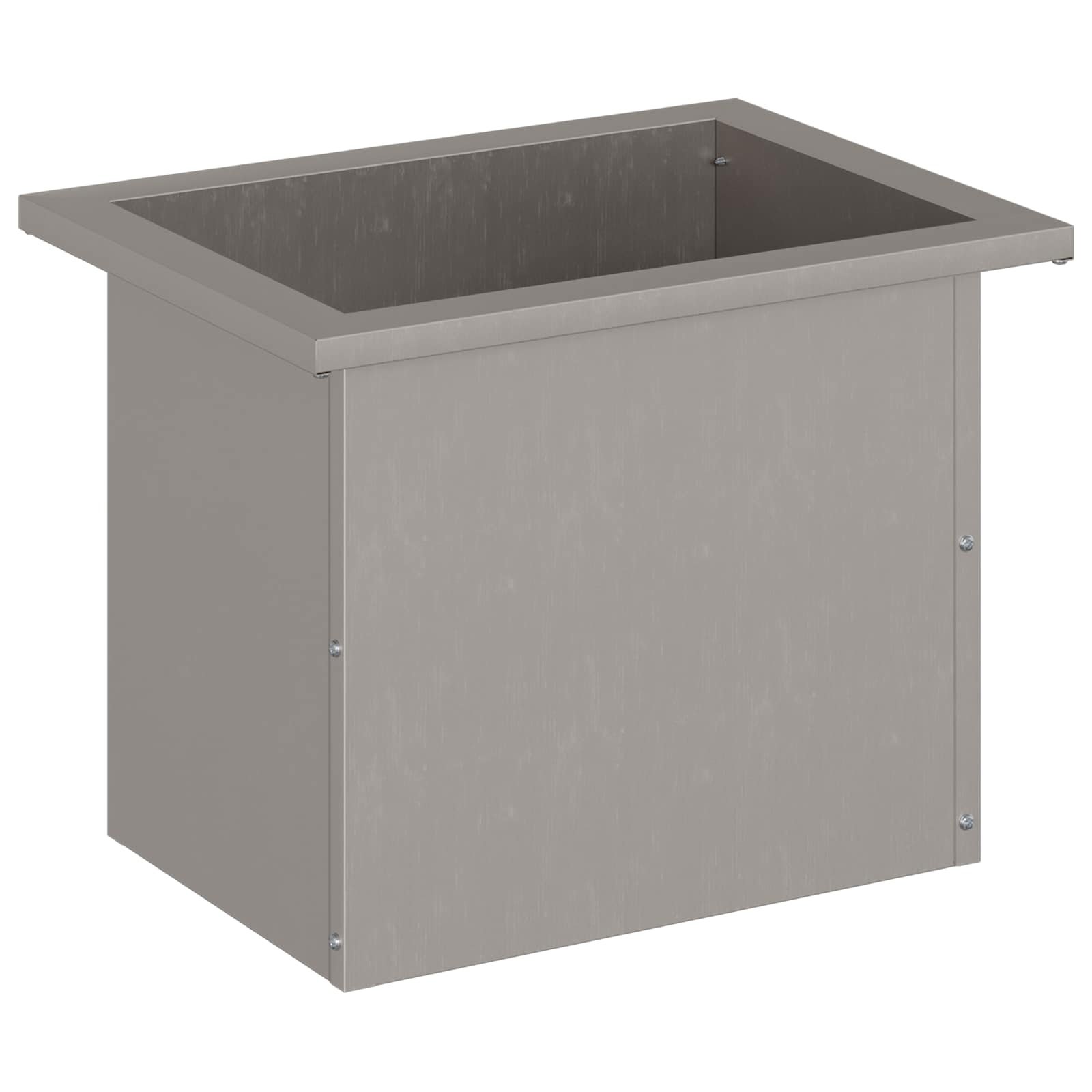 Ζαρντινιέρα κήπου με LED Σκ rusty 30 x 40 x 30 εκ. - Pakobazaar