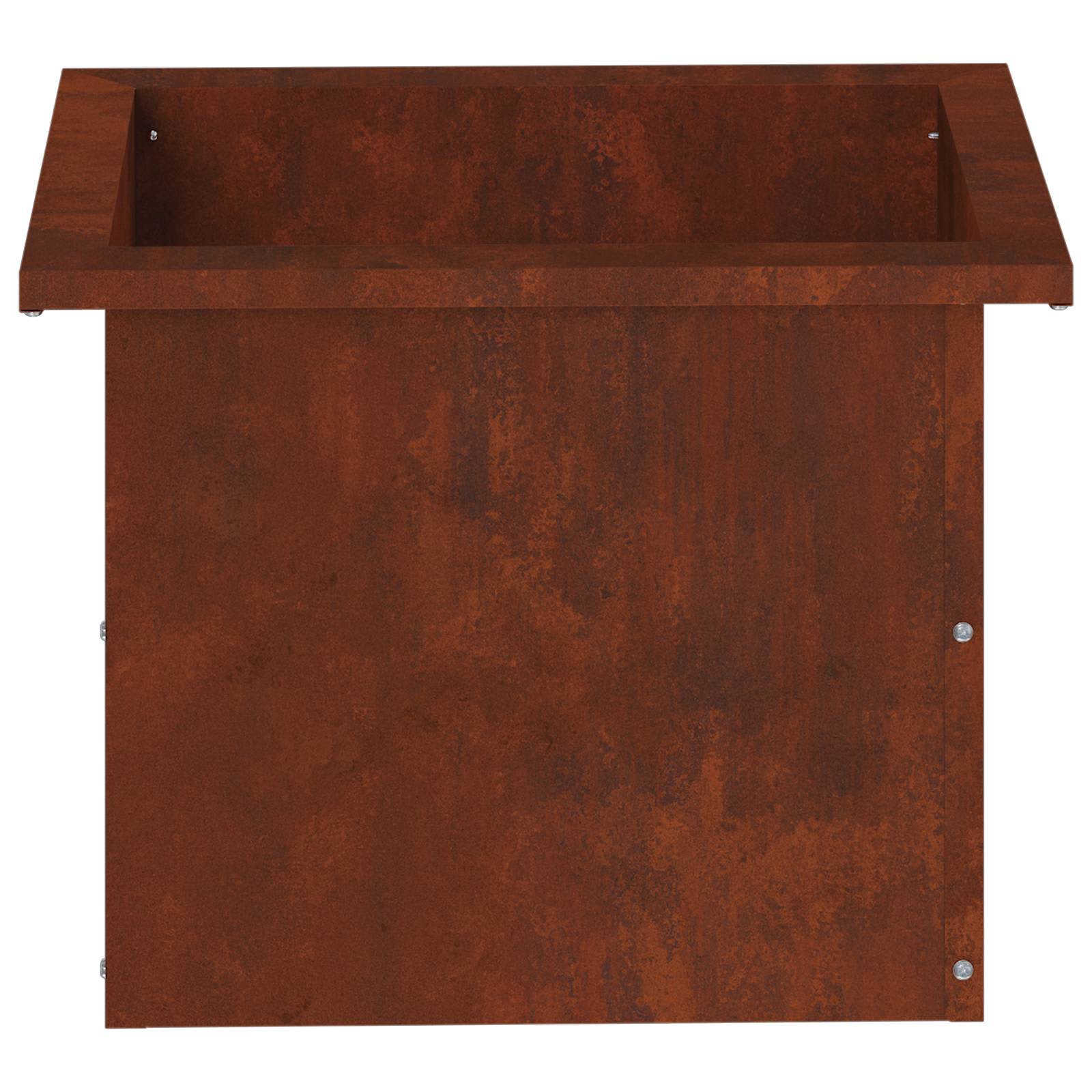 Ζαρντινιέρα κήπου με LED Σκ rusty 30 x 40 x 30 εκ. - Pakobazaar