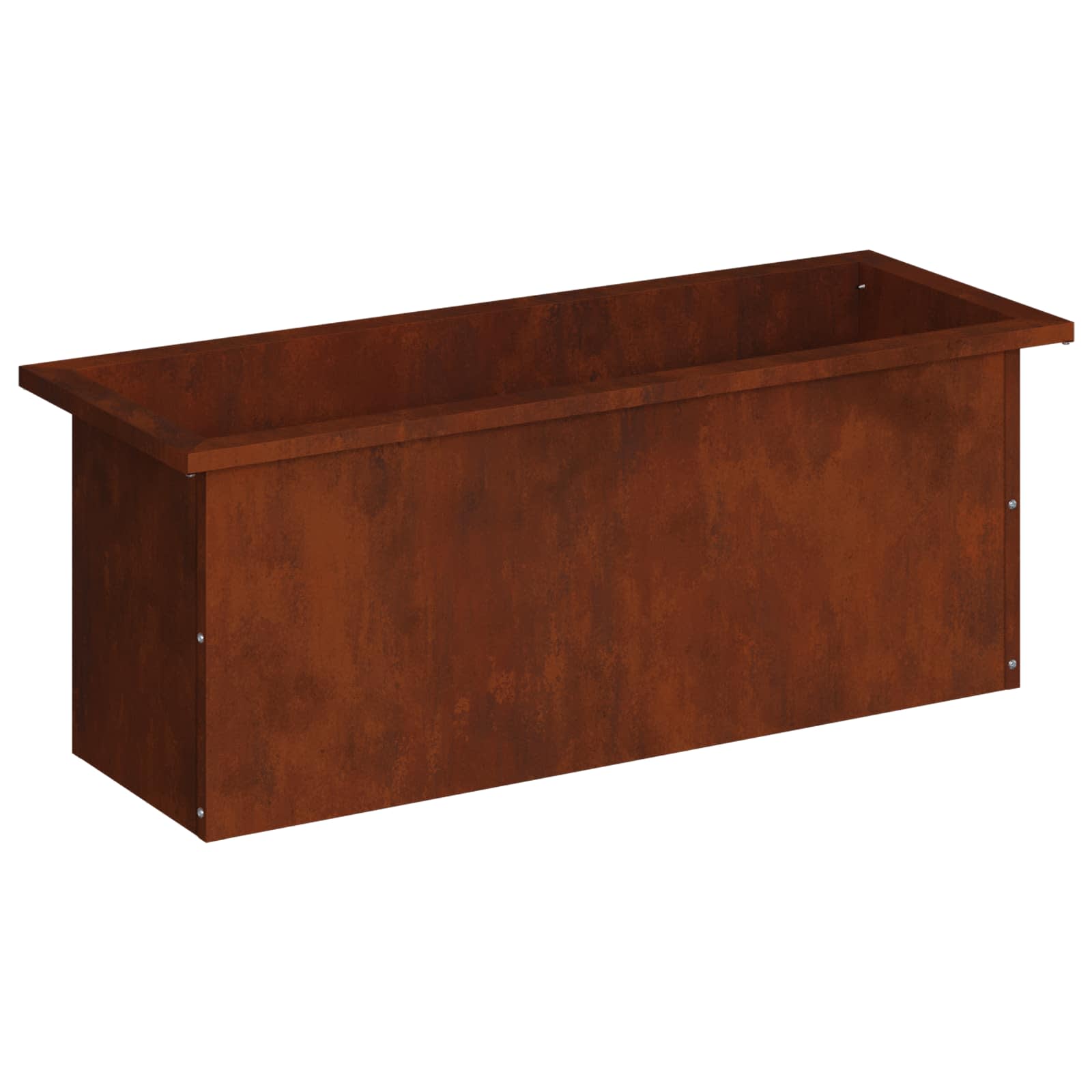 Ζαρντινιέρα κήπου με LED Σκ rusty 30 x 80 x 30 εκ - Pakobazaar