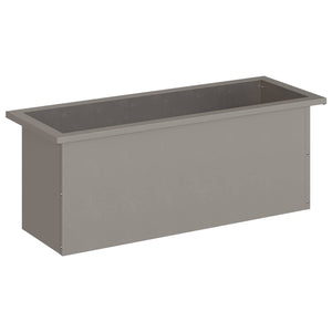 Ζαρντινιέρα κήπου με LED Σκ rusty 30 x 80 x 30 εκ - Pakobazaar