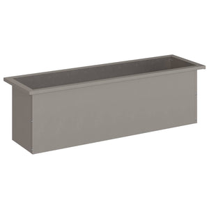 Ζαρντινιέρα κήπου με LED Σκ rusty 30 × 100 × 30 εκ - Pakobazaar