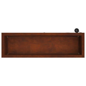 Ζαρντινιέρα κήπου με LED 2 τμχ. Σκ rusty 30 × 100 × 30 εκ - Pakobazaar