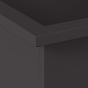 Ζαρντινιέρα κήπου με LED Μαύρο 40 x 40 x 40 cm Ατσάλι - Pakobazaar