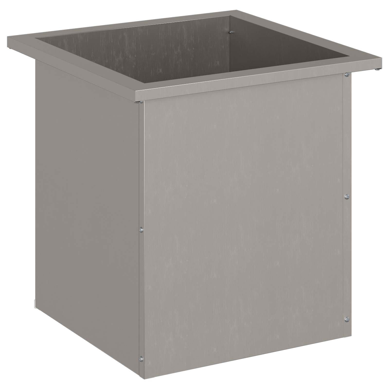 Ζαρντινιέρα κήπου με LED Σκ rusty 40 x 40 x 40 cm - Pakobazaar