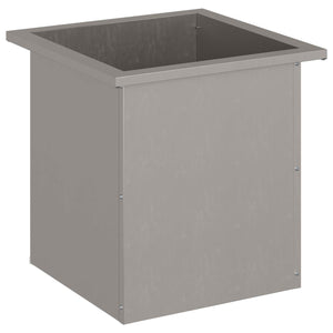 Ζαρντινιέρα κήπου με LED Σκ rusty 40 x 40 x 40 cm - Pakobazaar