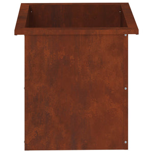 Ζαρντινιέρα κήπου με LED Σκ rusty 40 x 40 x 40 cm - Pakobazaar