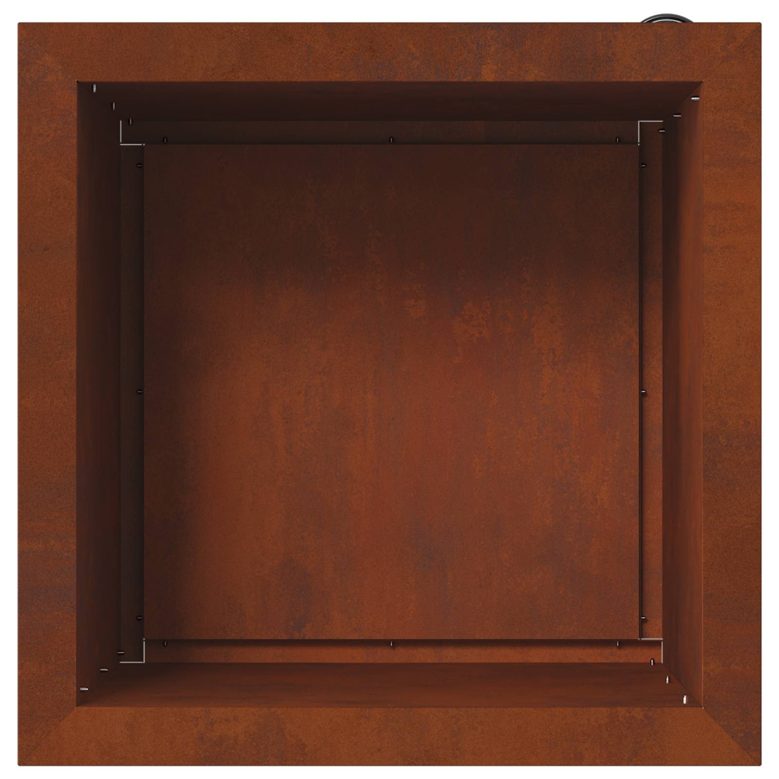 Ζαρντινιέρα κήπου με LED Σκ rusty 40 x 40 x 40 cm - Pakobazaar