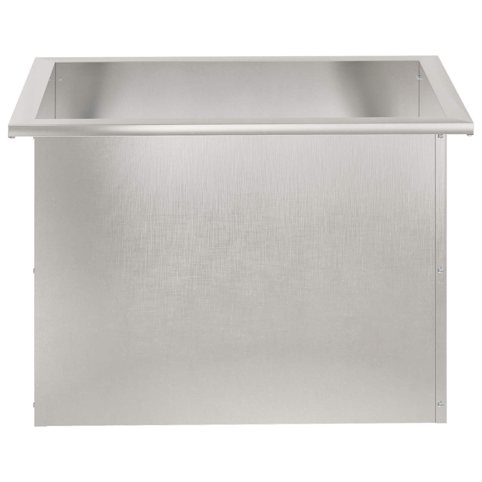 Ζαρντινιέρα κήπου με LED Ασημί 40 × 60 × 40 εκ - Pakobazaar