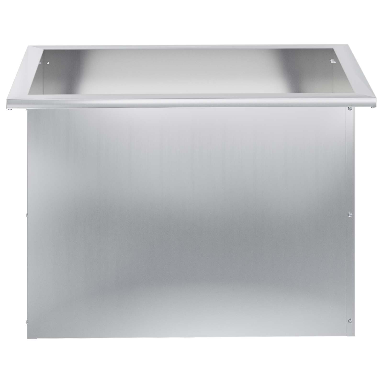 Ζαρντινιέρα κήπου με LED Ασημί 40 × 60 × 40 εκ - Pakobazaar
