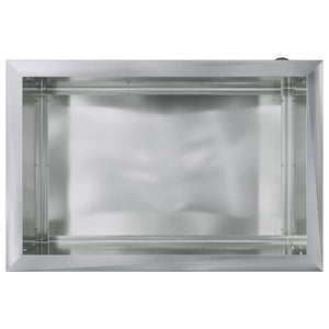 Ζαρντινιέρα κήπου με LED Ασημί 40 × 60 × 40 εκ - Pakobazaar