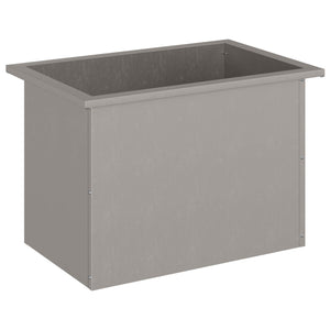 Ζαρντινιέρα κήπου με LED Σκ rusty 40 × 60 × 40 εκ - Pakobazaar