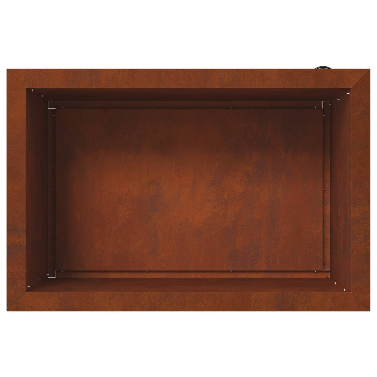 Ζαρντινιέρα κήπου με LED Σκ rusty 40 × 60 × 40 εκ - Pakobazaar
