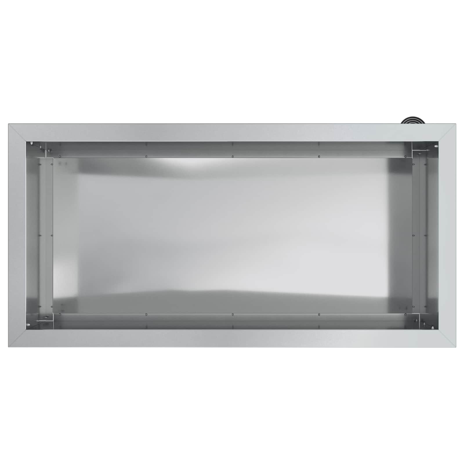 Ζαρντινιέρα κήπου με LED Ασημί 40 x 80 x 40 cm - Pakobazaar