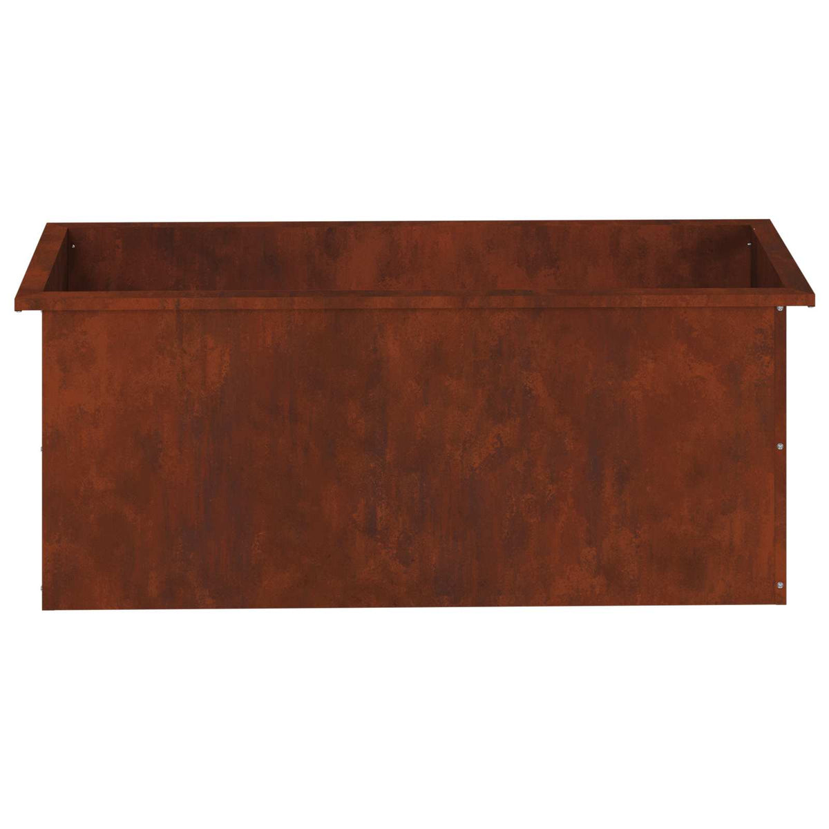 Ζαρντινιέρα κήπου με LED Σκ rusty 40 × 100 × 40 εκ