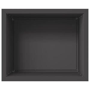 Ζαρντινιέρα κήπου με LED Μαύρο 50 x 60 x 48 εκ Ατσάλι - Pakobazaar