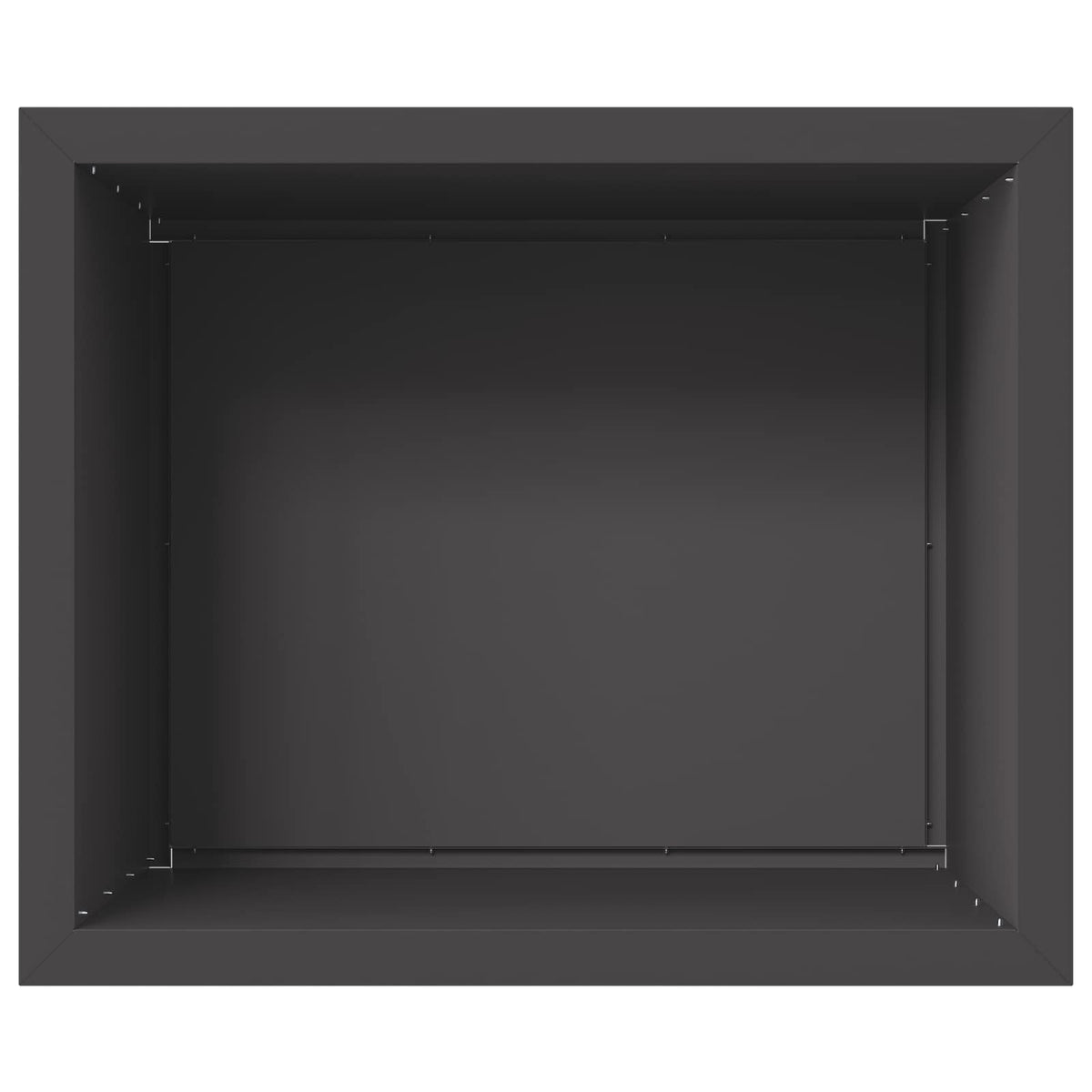Ζαρντινιέρα κήπου με LED 2 τμχ. Μαύρο 50 x 60 x 48 εκ Ατσάλι
