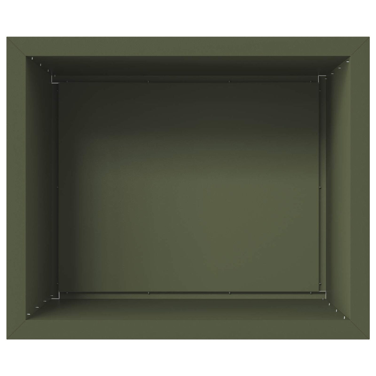 Ζαρντινιέρα κήπου με LED 2 τμχ. Λαδί 50 x 60 x 48 εκ Ατσάλι - Pakobazaar