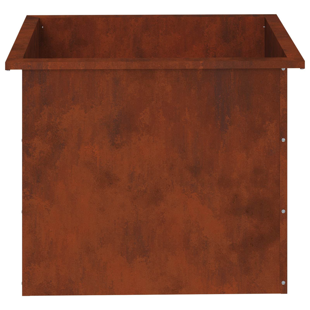 Ζαρντινιέρα κήπου με LED 2 τμχ. Σκ rusty 50 x 60 x 48 εκ