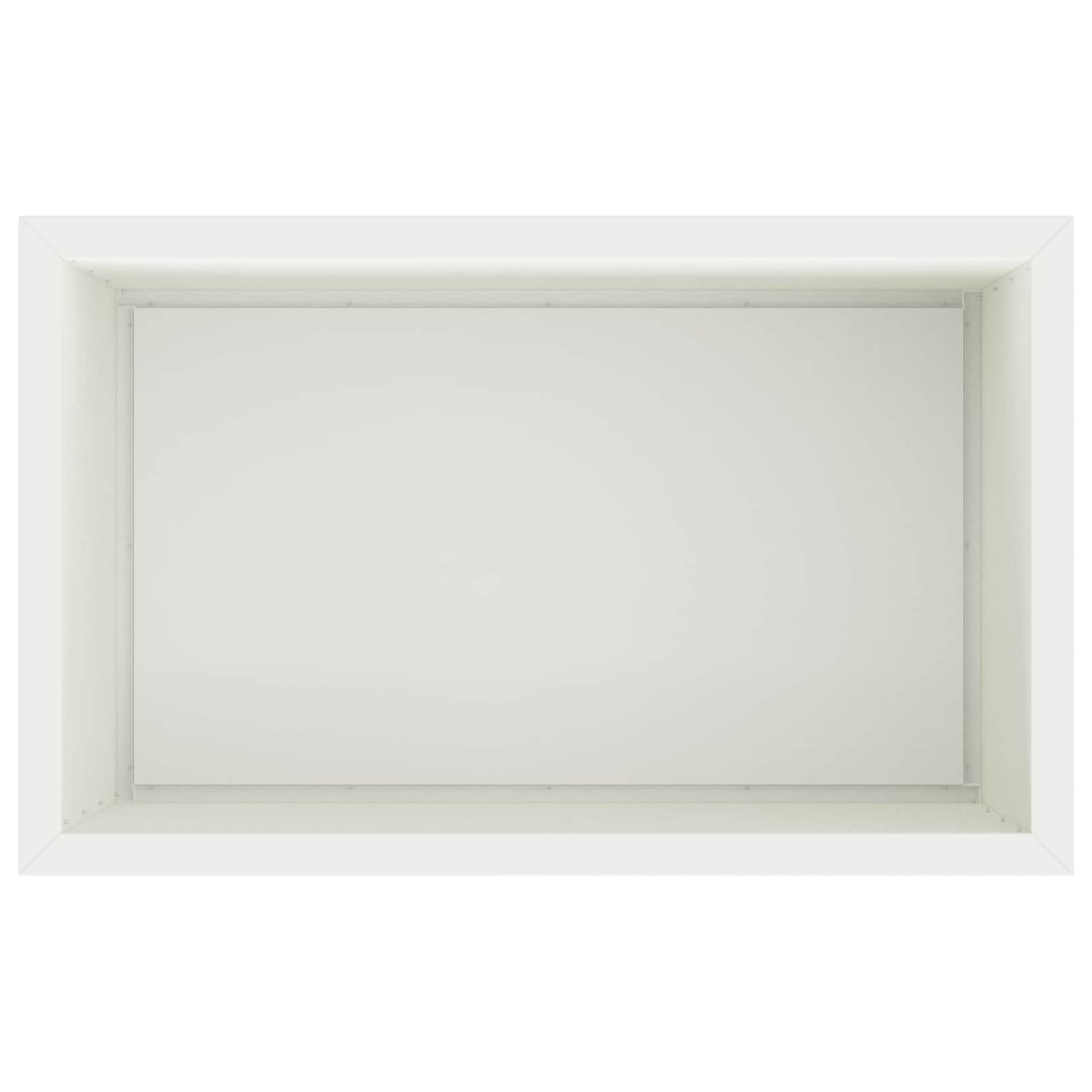 Ζαρντινιέρα κήπου με LED 2 τμχ. Λευκό 50 x 80 x 48 εκ. Ατσάλι - Pakobazaar