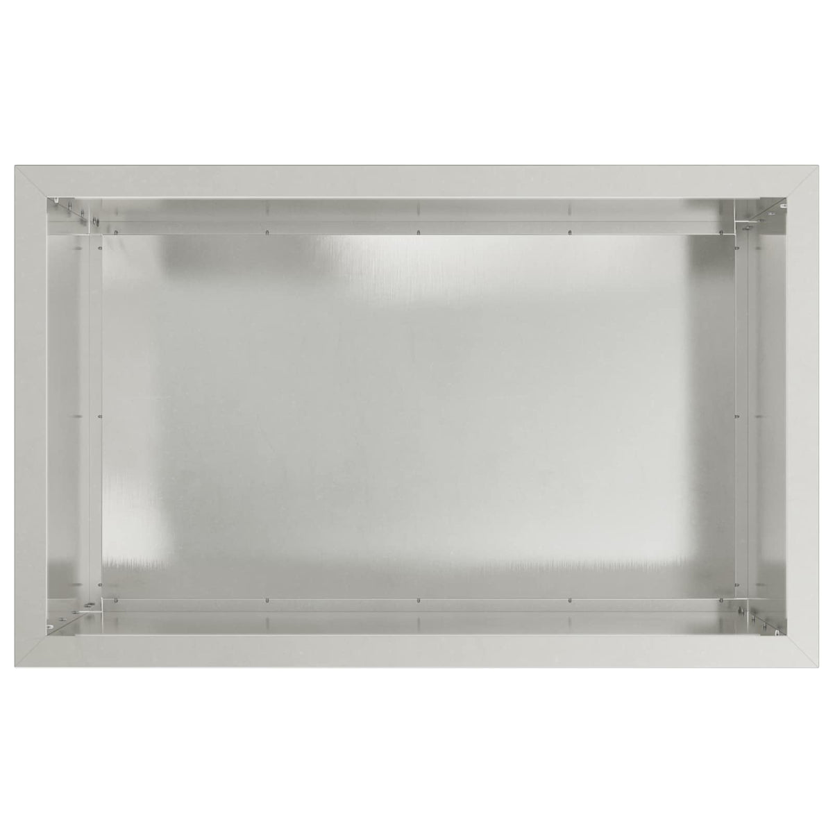 Ζαρντινιέρα κήπου με LED Ασημί 50 × 80 × 48 εκ