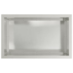 Ζαρντινιέρα κήπου με LED Ασημί 50 × 80 × 48 εκ