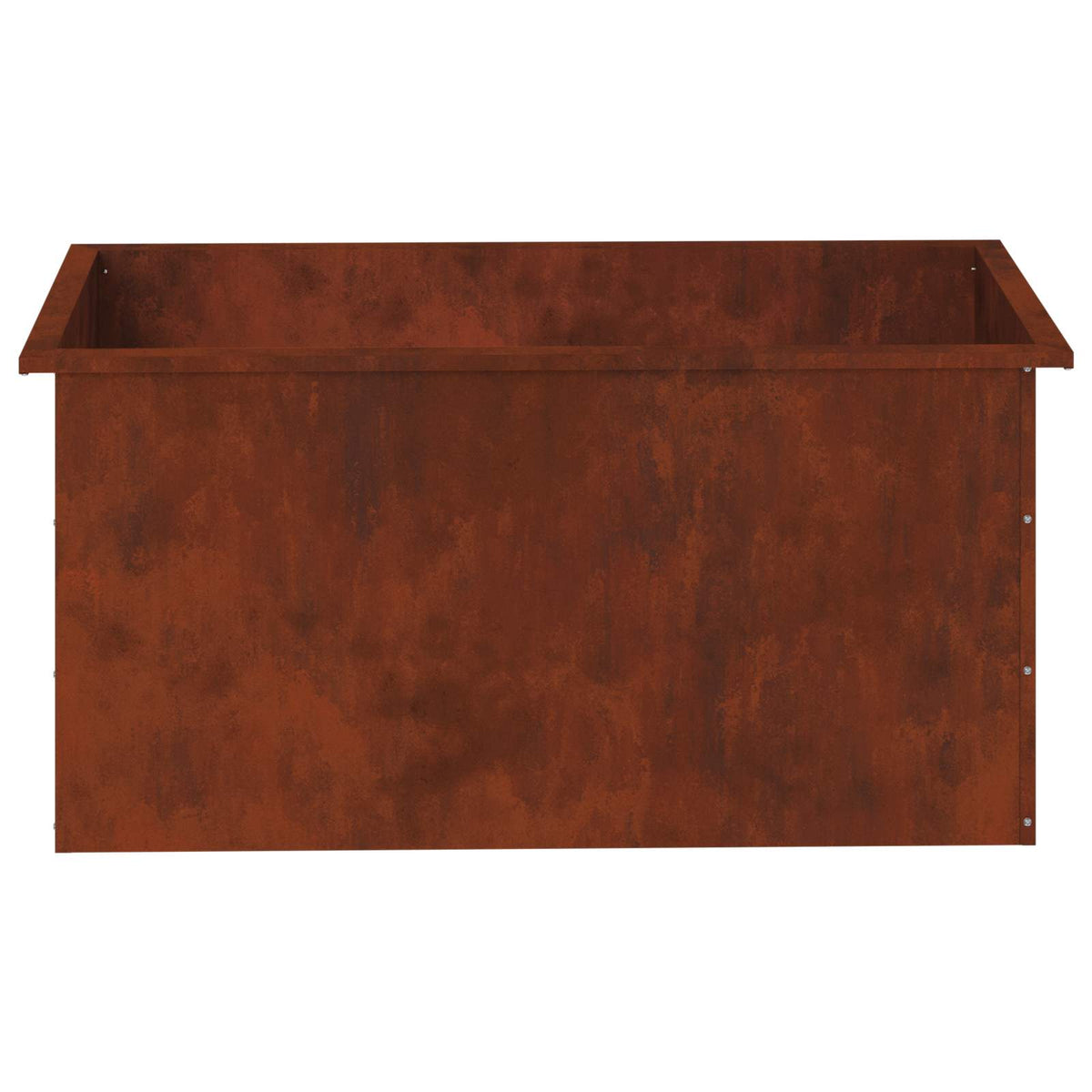 Ζαρντινιέρα κήπου με LED Σκ rusty 50 × 100 × 48 εκ