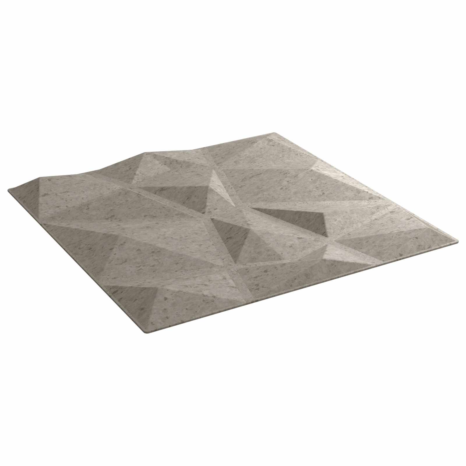 Πάνελ τοίχου 48 pcs Σκυρόχρωμο Γκρι 50 x 50 cm Φελιζόλ XPS - Pakobazaar